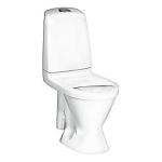 Gustavsberg Nautic Toilet 1591 Ceramicplus. Åben S-lås og stor fod. Hygienic Flush
