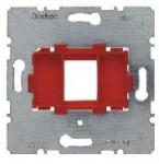 Dataudtag euro indsats 1x keystone modular jack (rød)