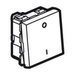 Arteor afbryder 2pol 10a 2 moduler magnesium