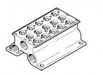 Festo manifold block cpe18-prs-3/8-5