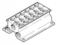 Festo manifold block cpe18-prs-3/8-6