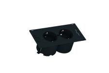 Due dobbelt el udtag 2 x schuko