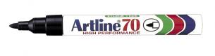 Marker artline 70 permanent sort 1,5mm