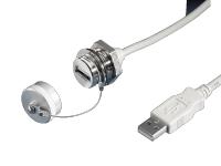 Rittal 2482.210, 0,5 m, USB A, USB A, Hanstik/Hunstik