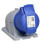 Cee vægstikdåse 3 polet 16a 200-250v ip44 6h 216rs6