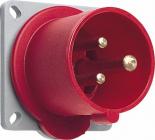 Cee indtag 3 polet 16a 250v ip44 6h 216b6