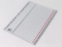 Plastregister q-line a4 1-31
