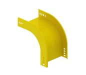 90° udvendig bøjning 110hx100x1mm fzs ral1023