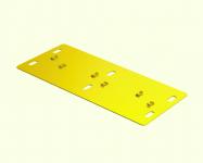 Bundplade 300x1mm ral1023