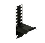 Patch panel beslag 2u sort