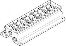 Festo manifold block - cpe18-prs-3/8-10