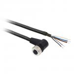 Følerkabel pur m12 5-pin hun vinklet 2 meter xzcp12v12l2