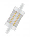 Osram Parathom Line LED 7w/827 R7s 78mm (806 lumen) ikke dæmpbar, (7w-60w halogenrør)