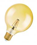 Billede af Osram Vintage 1906 LED Globepære E27 825 7W (7W=51W) 650 lumen Guld - ikke dæmpbar (A+)