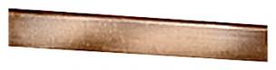 Flad kobber bar 20 x 5mm ca 2 meter lang tin