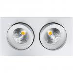 Se Downlight Junistar Isosafe LED 2x7W DTW hvid hos Elvvs.dk