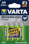 Varta batteri genopladelig aa 2100mah 4-pak