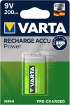 Varta batteri genopladelig 9v 200mah 1-stk
