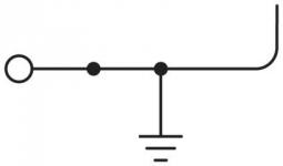 Jordklemme ut 2,5/1p-pe