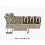 Endeplade zik-zak 4-leder beige 164955