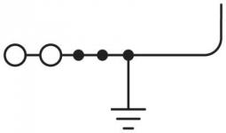 Jordklemme pt 2,5-twin/1p-pe