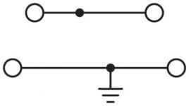 Jordleder-etageklemme pttb 1,5/s-pe/l