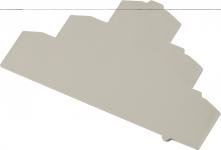 Endeplade zap/zdld2,5 beige 178234