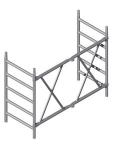 Folderamme 1,80x0,75 m