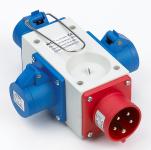 Forgrener cee 400v 16a-3xcee 230v 16a