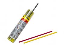 Dybhulspen refill rød gul og sort basic 12stk lyra dry 10,5 cm