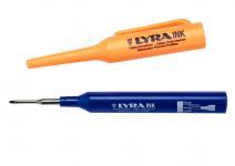 Dybhulspen blå lyra ink 15,5 cm inkl. hætte