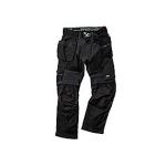 Snickers FlexiWork håndværkerbuks med hylsterlommer 6902. Sort str. 48 billede