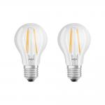 60w 2-pak dmpbar ikke lumen 806 klar e27 827 7w filament a classic base led osram