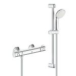 GROHE Grohtherm 800 termostatarmatur med brusesæt 600mm stang. Krom