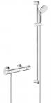 GROHE Grohtherm 800 termostatarmatur med brusesæt 900mm stang. Krom
