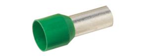 Isoleret terminalrør a16-18et 16mm2 l18 grøn