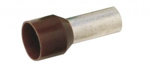 Isoleret terminalrør a25-22et 25mm2 l22 brun