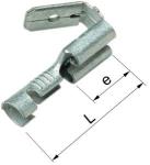 Uisoleret spademuffe med afgr. b1507flsh 0,5-1,5mm2 6,3×0,8