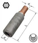 Al/cu-samlemuffe aks150-50 150/185mm2 rm/re + 50mm2
