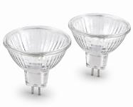 Halogenpære ø50mm 50W 12V 38G GU5,3, MR16, dæmpbar (som Osram Decostar 51 ALU & Philips)