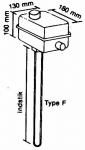 Elpatron 2,25 kw 1,5 messing nippel l=215 mm