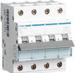 Billede af Hager Automatsikring 3P+N 10A, 4 modul - MCN610E