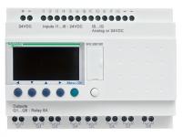 Zelio logic sr2b kompakt smart relæ/ programmerbar controller 12 i/8u 12 v dc med lcd
