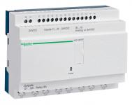 Zelio uden display 12i/8u med ur 24dc