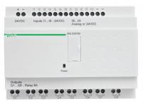 Zelio uden display 12i/8u med ur 24ac