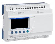 Zelio logic sr3b kompakt smart relæ/ programmerbar controller 26 i/os 24 v dc med lcd