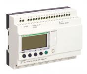 Zelio logic sr3b kompakt smart relæ/ programmerbar controller 24 i/os 24 v ac med lcd