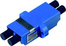 Billede af Adapter LC duplex, singlemode, farve: blå