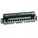 Legrand terminal blok 8×1,5-16mm2 sort ip2x l75mm. for din direkte.