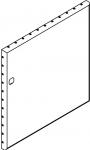 Tabula låge bredde 4m højde 8m blå